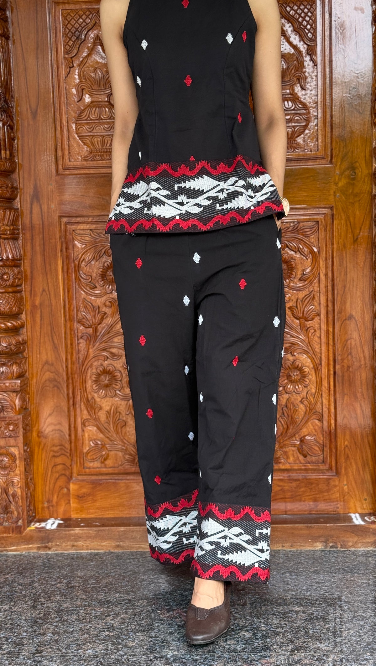 Midnight Pure Handloom Co-ord Set